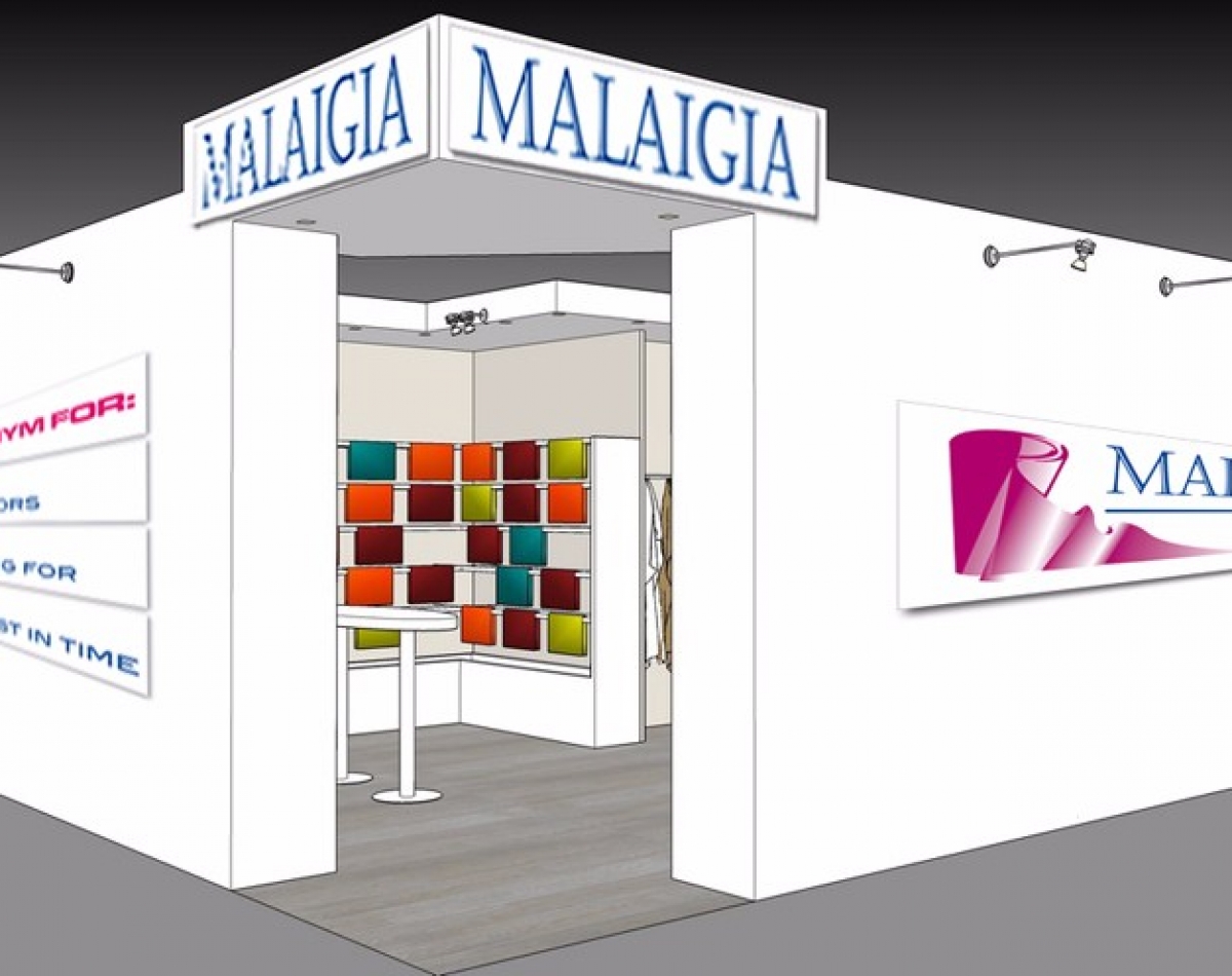 Munus pubblicità Fermo – Stand fieristico Linapelle 2015 – Malaigia pellami