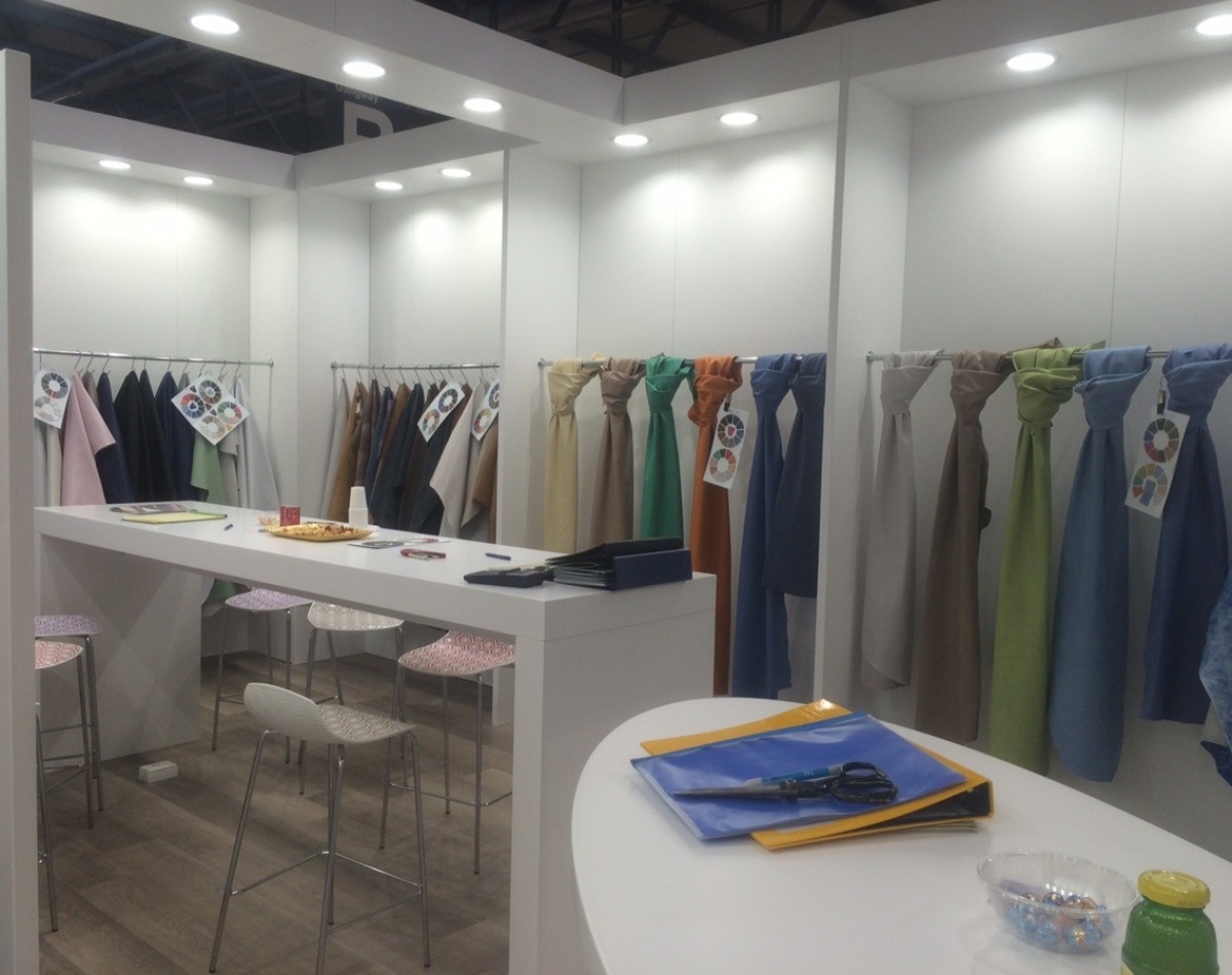 Munus stand – Malaigia Pellami – Lineapelle 2015