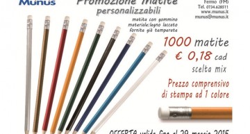 Promozione Matite