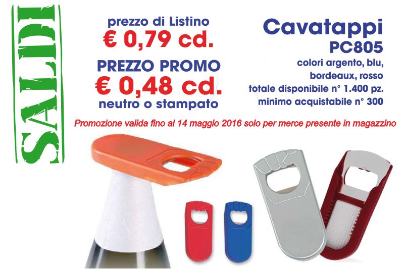 Cavatappi promo - munus gadget - Fermo