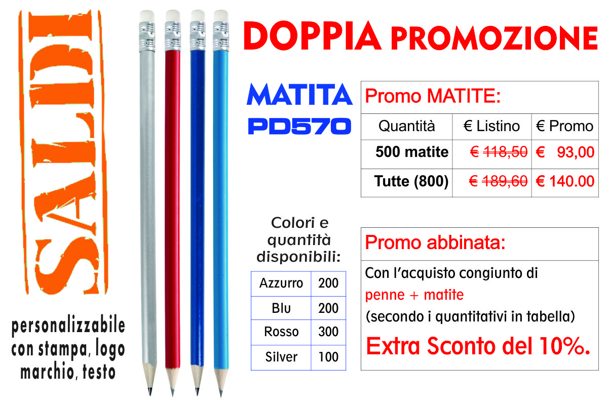 PROMO matita pd570- Munus pubblicità - Fermo